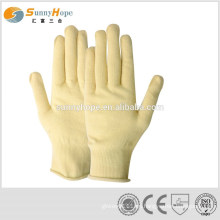 Guantes de fibra de aramida clase 5 aramida para cocina